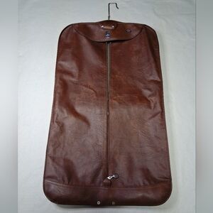 Dionite Brown Leather Garment Bag